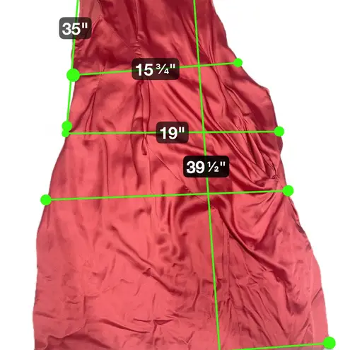 Marni Italian silk Blend Satin Rose Pink size M Retails $1.100 Red Size M