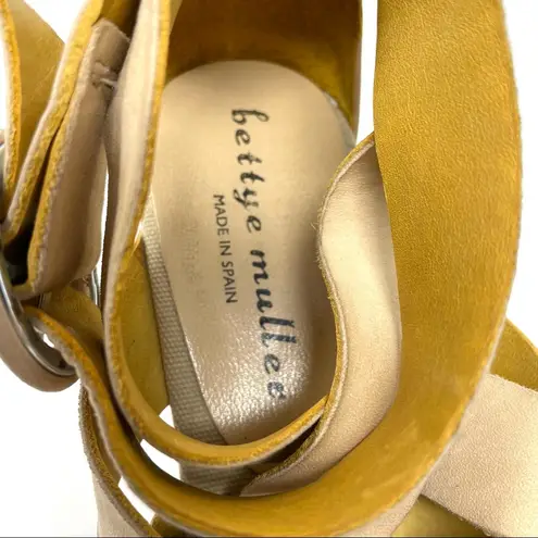 Bettye Muller , strappy platform espadrilles wedges, size 38