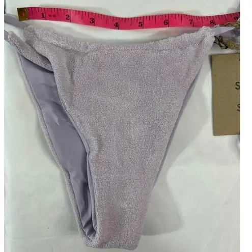 Stone Fox Swim Stone Fox SWIM AURA BOTTOM in Orchid Petal Terry Medium NWT