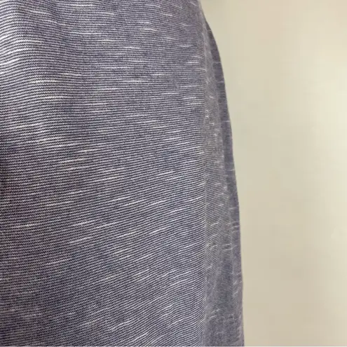 Toad & Co Dress Cue Wrap Style Organic Cotton Tencel Spandex Medium Tie Waist Purple