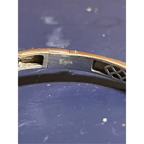 Karis Malagasy Labradorite & Multi Gemstone Filigree Vermeil Hinged Bracelet Gold