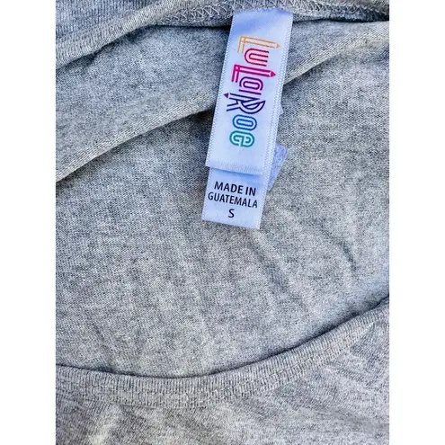 LuLaRoe NWOT  Light Gray Perfect T Size Small