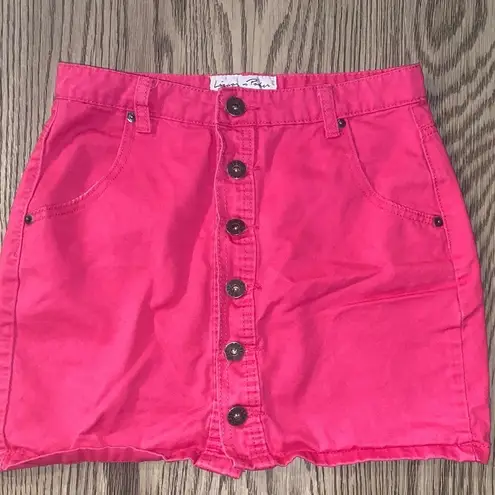 Levi's (3/$40 Item) Pink Vintage Denim Mini Skirt