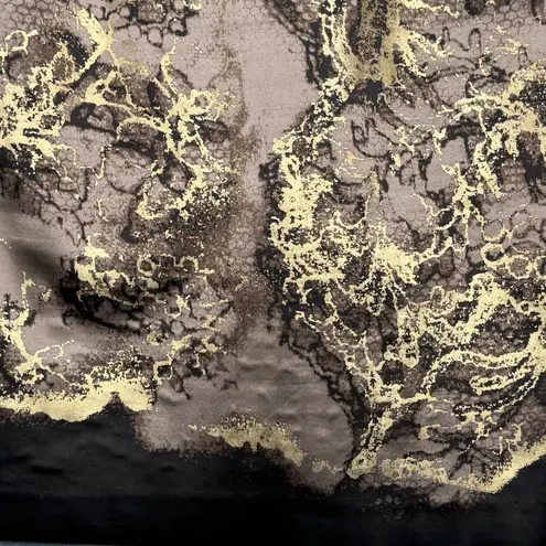 T Tahari Tahari Dress Women's 4 Brown Gold Metallic Sheath Cocktail Glam Holiday Party