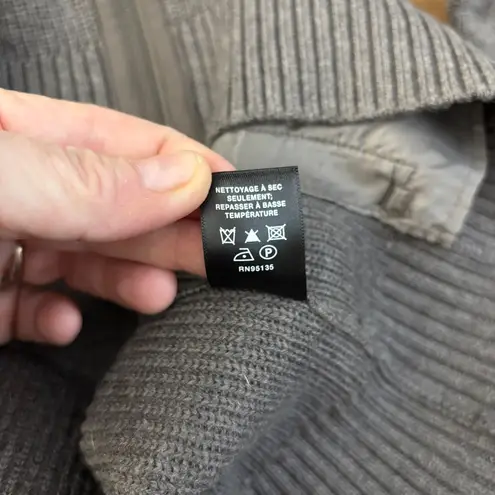 Lafayette 148 New York Quilted Wool Puffer Jacket Full Zip