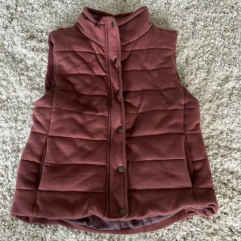 Puffy Sweatshirt Vest