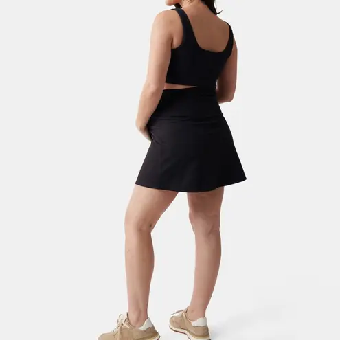 ingrid+isabel Maternity Athletic Skort With Built In Shorts, black, Sz M Black