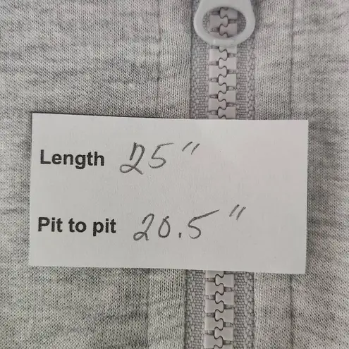 Three Dots Gray Pullover Sweatshirt Small Gray Sweatshirt Quarter-zip Pullover