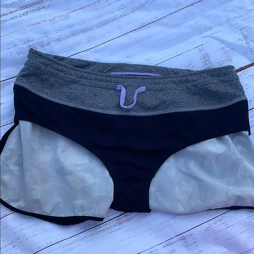 MPG Charcoal and Black Athletic Shorts Gray Size M - Image 4