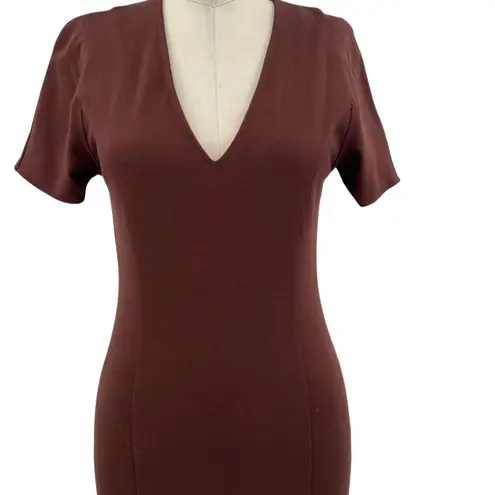 Ottod'Ame Cocoa Sheath Dress Pencil V