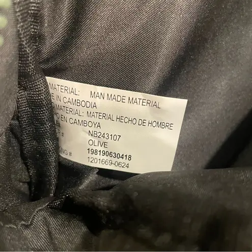 No Boundaries  Faux Fur Shearling Backpack Hands Free Olive Zip Pockets NWT Purse