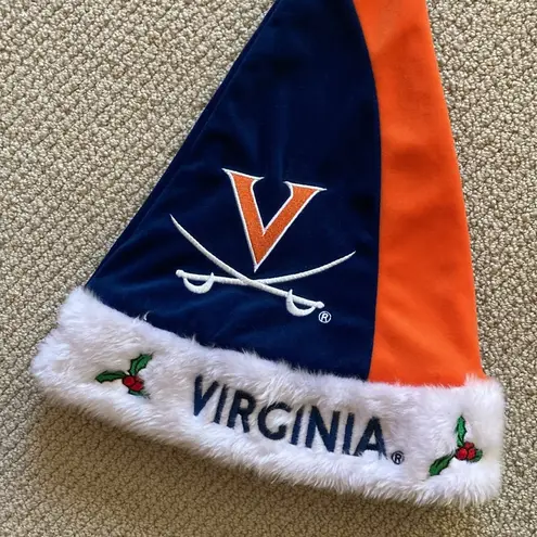 NEW University of Virginia Santa Hat Cavaliers Christmas Winter Holiday NWOT Blue