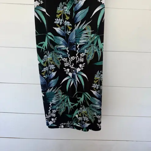 Connected Apparel Women’s 12 Black Floral Ruffle Dress