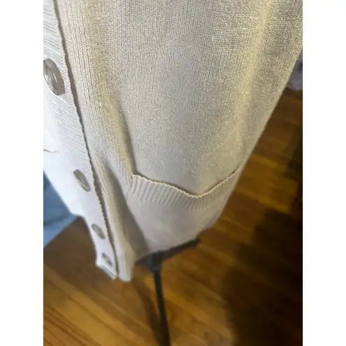 Pinque Oatmeal Long Button Vest – New With Tags