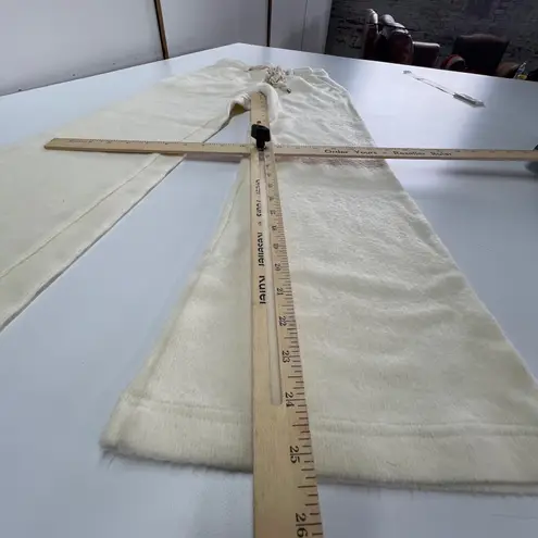 Twenty Montreal Pants Womens XS Ivory Flare Drawstring Corduroy Lounge Canada