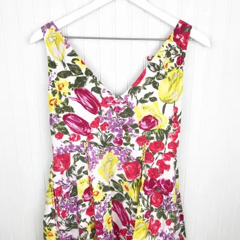 Yoana Baraschi Vintage Floral Tulip Dress
