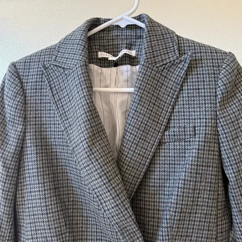 Veronica Beard Pyle Dickey Wool Double Breasted Blazer in Sage Multi Sz 0 - Image 8