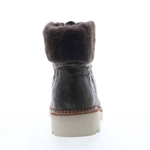 NWT BIONICA DANI WATERPROOF LEATHER GENUINE SHEARLING HIKING BOOTS OLIVE CAMO Green Size 11