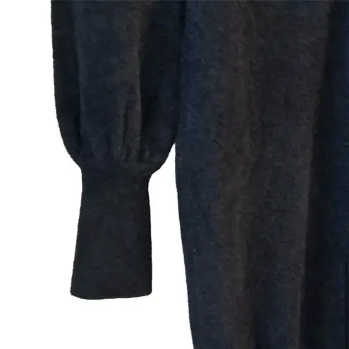 Exlura Women's Black Sweater Dress M Long Sleeve Bodycon High Neck