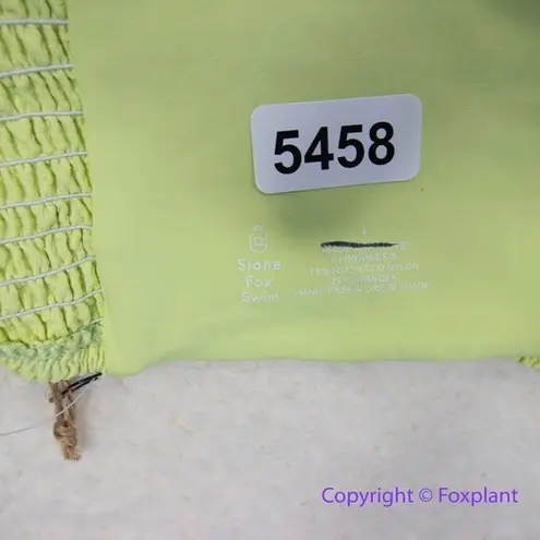 Stone Fox Swim NEW free people meadow bikini top pomelo pique, size L