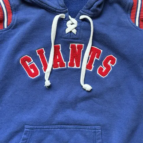 NY Giants TOUCH by Alyssa Milano Hoodie Women's L Blue Pullover Sweatshirt NFL Size L