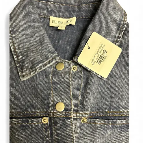 Whiteroom + Cactus Long Sleeve Denim Dress Blue Wash Size Small