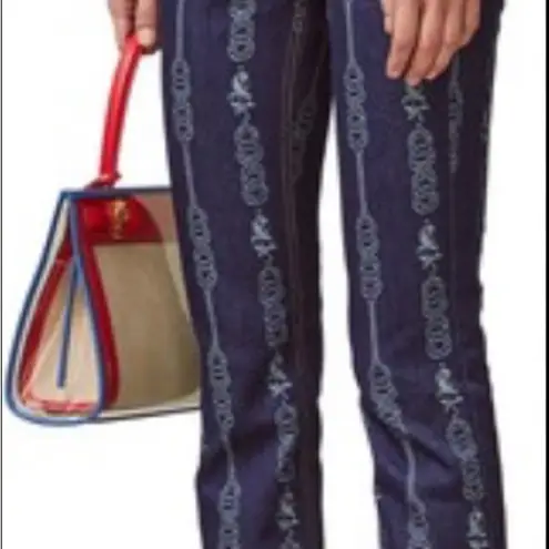 Tory Burch  Blue Straight Leg Jeans