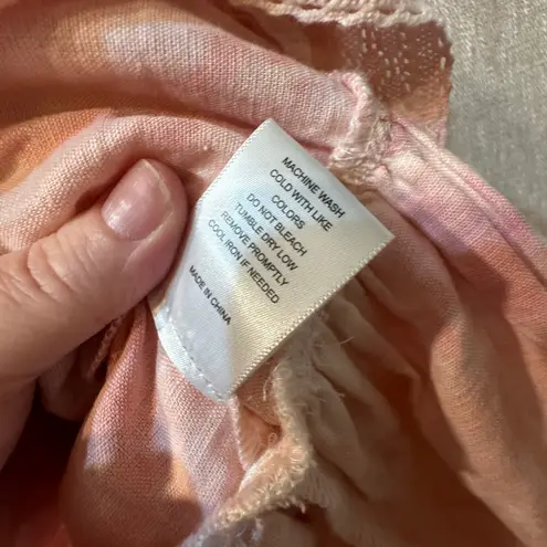 Chelsea and Violet NWT C&V  High Rise Lace Inset Tie Dye Ruffle Skirt Size Small - Image 9