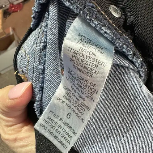 Democracy Womens Ab Tech Mid-Rise Skinny Ankle Jeans Blue Medium Wash Size 6