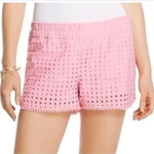 Lilly Pulitzer for Target Large Eyelet Pink Shorts Barbiecore - Image 2