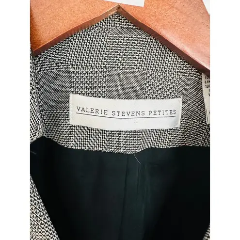 Vintage 90s Cropped Blazer Structured Minimalist Jacket Sharp Shoulders SZ 2P Black