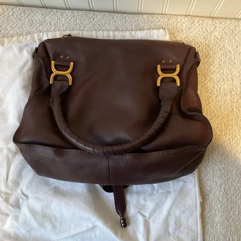 Chloé Chloe Marcie burgundy bag