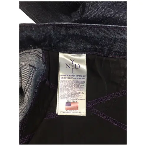 NYDJ Not Your Daughters Jeans Barbara Bootcut Womens Denim Blue 10P