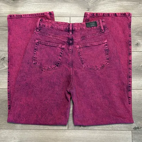 Abercrombie & Fitch A&F Social Tourist Ultra High Rise Baggy‎ Stretch Pink Jeans Size 28 - Image 3