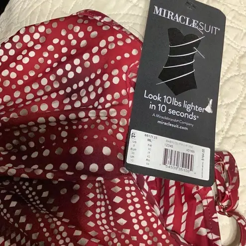 MiracleSuit New. Babylon red/wine one piece. Size 8. Retails $186