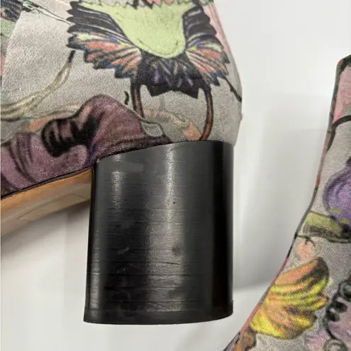 Rag and Bone  Floral Velvet Zip Up Drea Boho Festival Concert Boots Sz 40 US 9