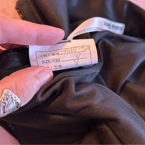 NWOT black sequined halter mini dress size 0 prom cocktail party dress