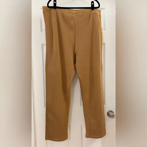 SKIMS NWT Waffle Knit straight leg lounge pants Camel 3X AP-BTM-0903