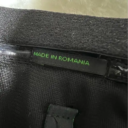 United Colors Of Benetton Black Strapless Bubble Hem Mini Dress