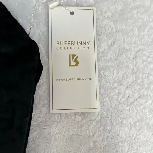 Buffbunny Velvet Cropped Glam Tank Top Black Adjustable Straps Size M Y2K NWT