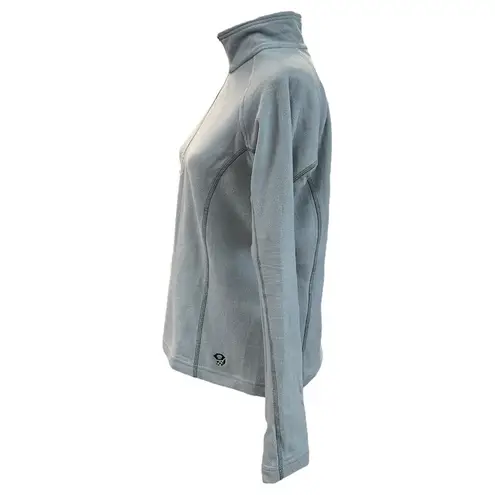 Mountain Hardwear  1/4 Zip Fleece Top Light Gray Size Medium Outdoors Gorpcore