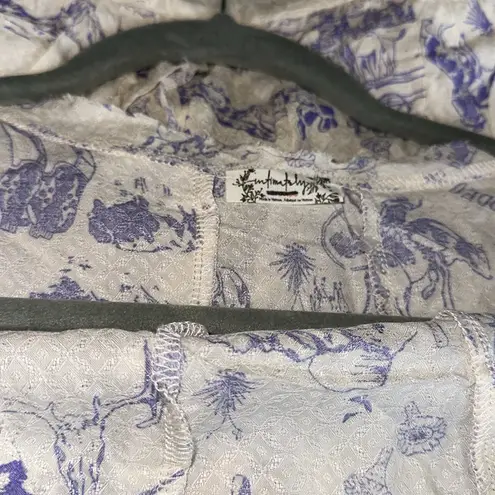 Free Planet NWOT Free People Intimately Everything's Rosy Bodysuit Fram Print Rodeo