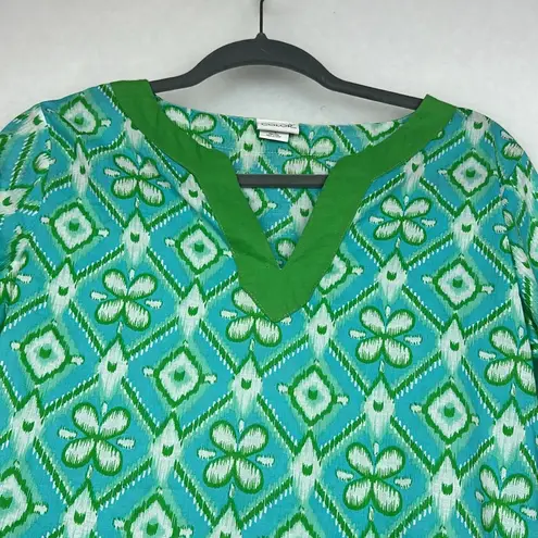 All For Color Cover up V-Neck 3/4 Sleeves Kimono/Cardigan/Tunic Sz Small