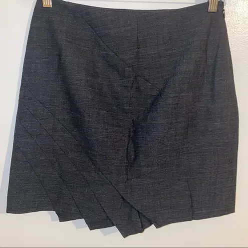 PHILOSOPHY DI ALBERTA FERRETTI Pleated Mini Skirt, Gray, NEW Size M | US8, IT44
