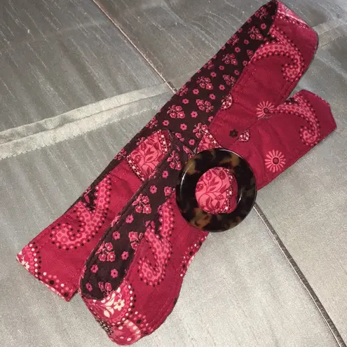 Vera Bradley  reversible red tortoise buckle belt - Image 2