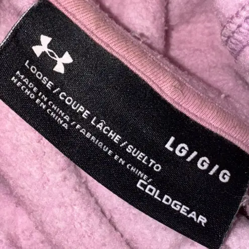 Under Armour  Pink purple hooded sweater Hoodie Sweatshirt