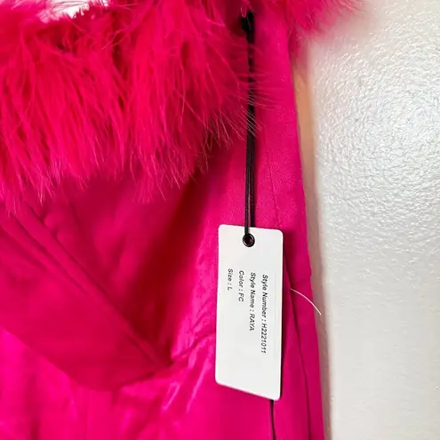 Saylor Raya Jumpsuit in Fuchsia Size Large