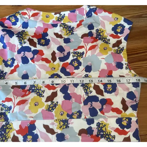Boden Clemmie Dress Sz 8R Peony Burst Floral Picnic Party Wedding Guest Business