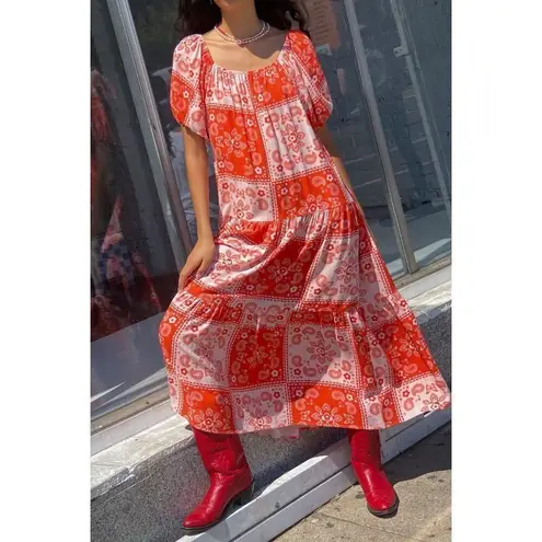 Lisa Says Gah ππ Joni Maxi Dress ~ Bandana Paisley Print Medium M NWOT - Image 8