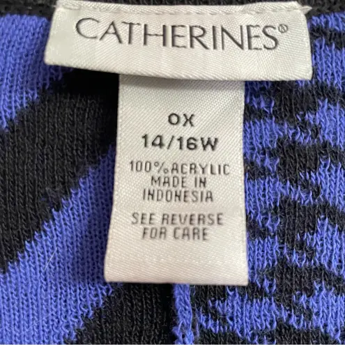 Catherines 14/16W Blue and Black V